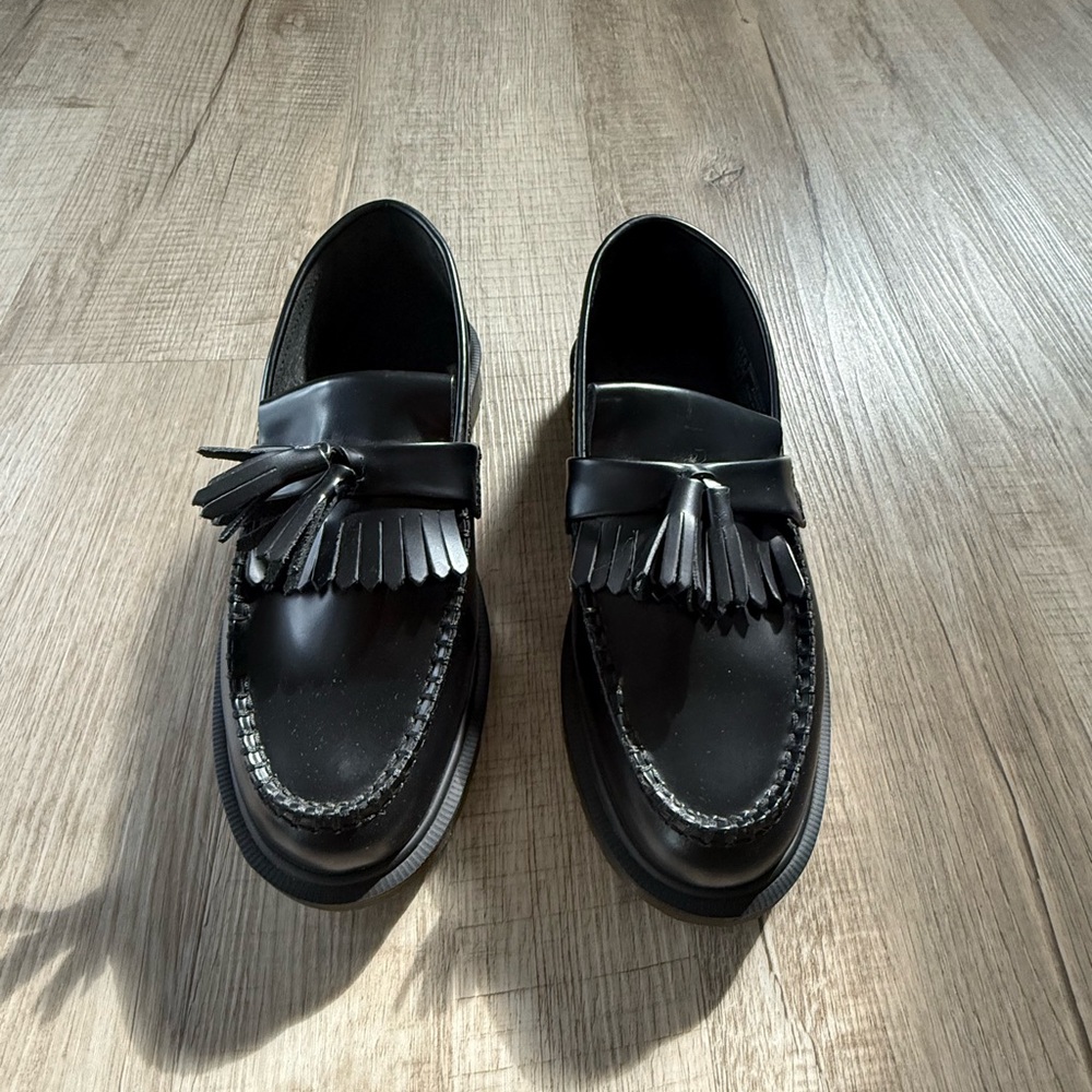 Dr. Martens Black Tassel Loafers